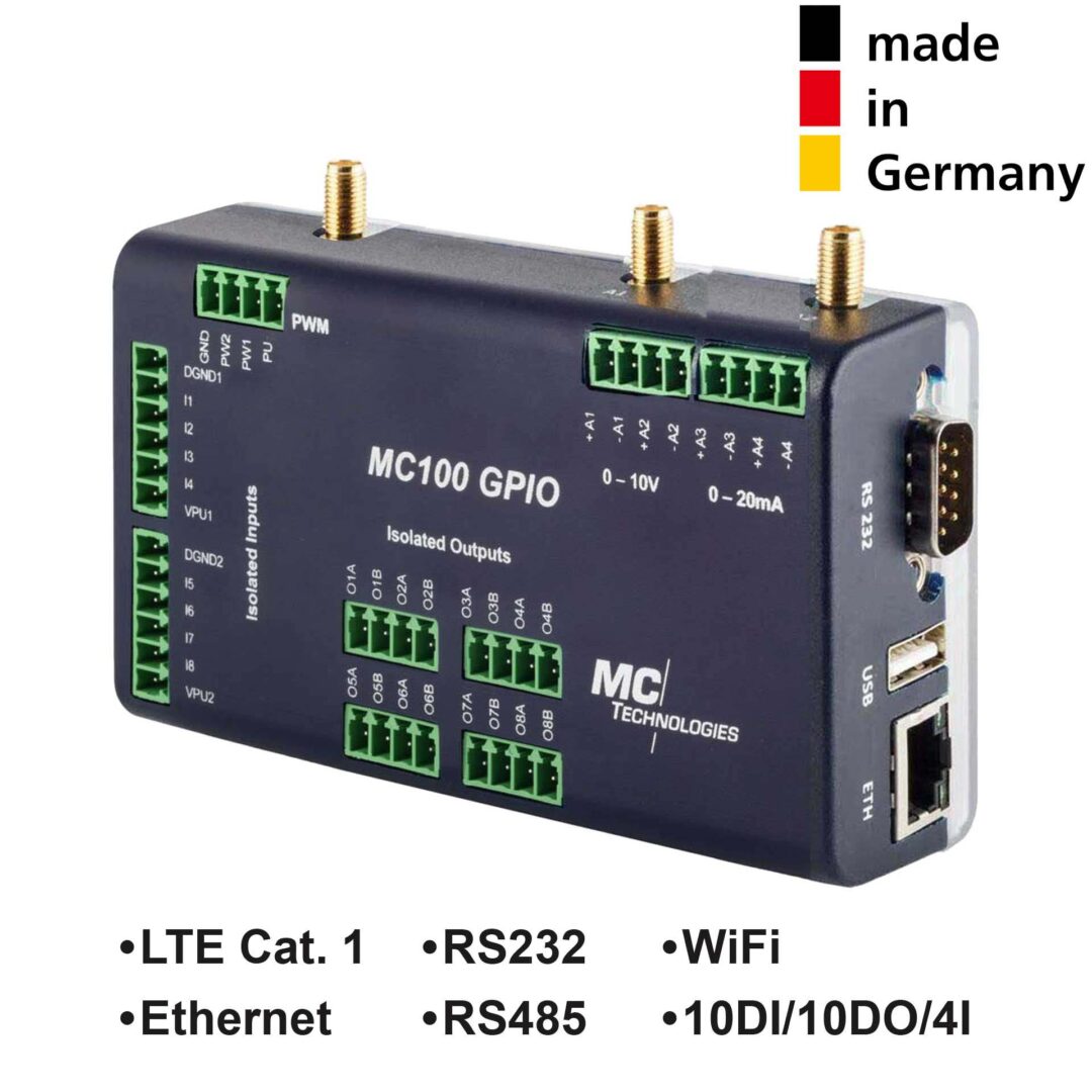 MC100 Gateway GPIO WLAN