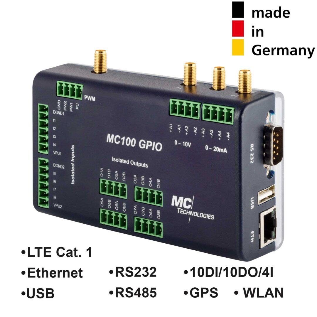MC100 Gateway GPIO GPS/WLAN