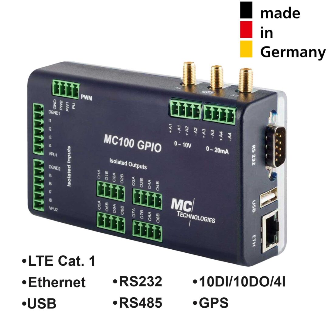 MC100 Gateway GPIO GPS