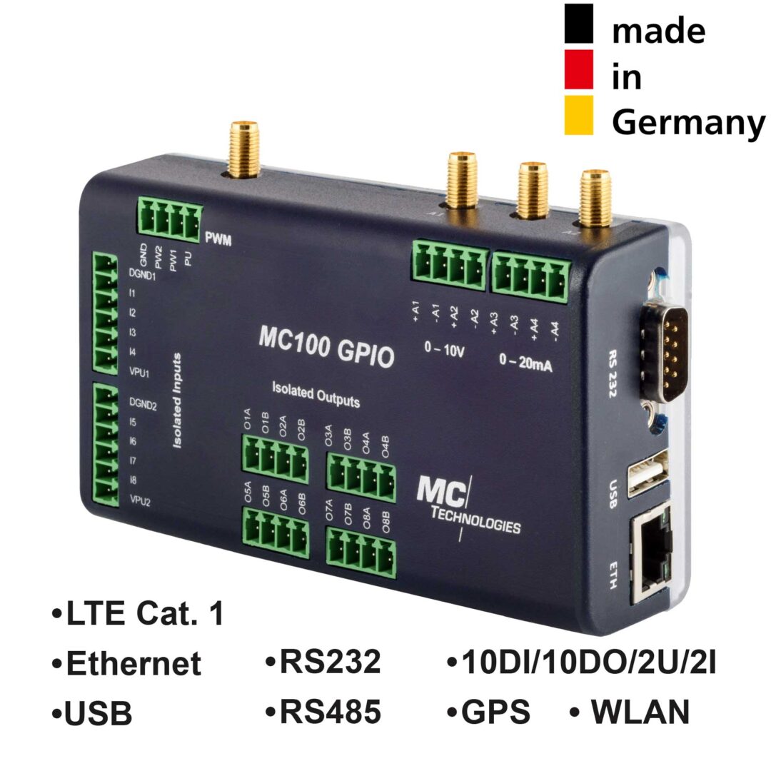 MC100 Gateway GPIO GPS/WLAN