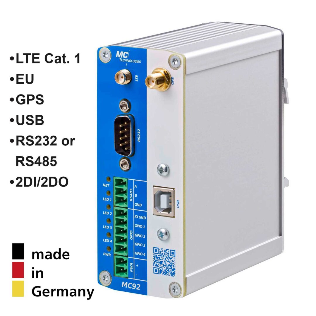 MC92 Alarmterminal GPS/USB/2IO