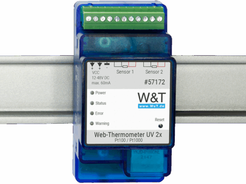 Web-Thermometer UV 2x