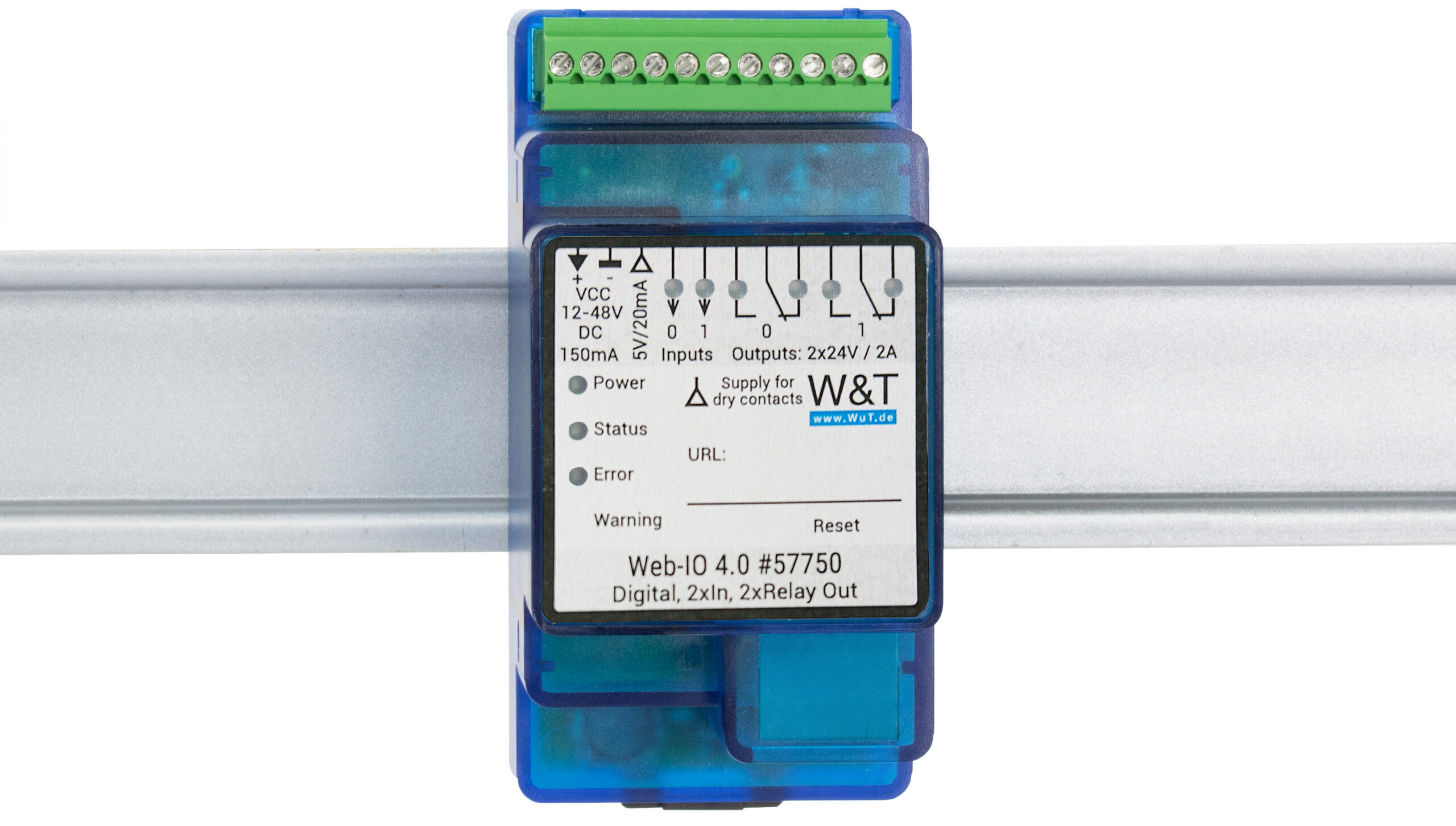 Web-IO 4.0 Digital 2x In, 2x Relais Out