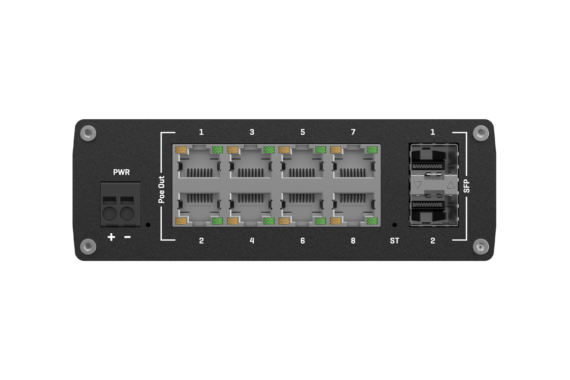 Managed PoE+ Ethernet Switch, TSW202 – Bild 5
