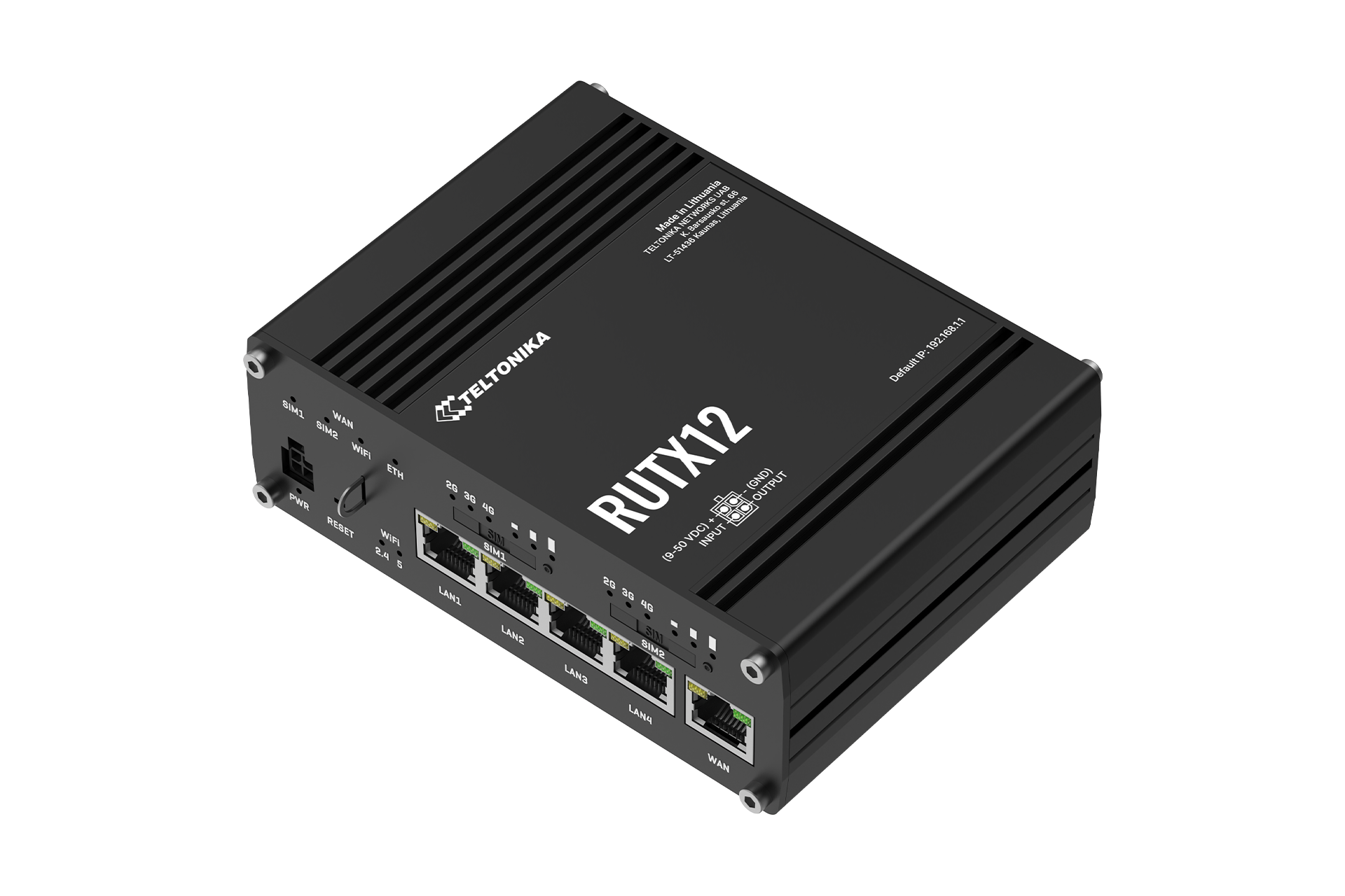Dualer LTE CAT 6 Industrie-Mobilfunkrouter RUTX12 – Bild 3